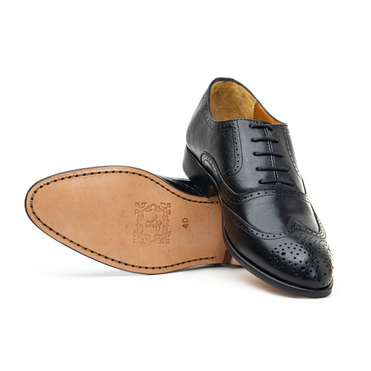 1133 Oxfords chaussures britanniques en cuir à bout pointu pour hommes